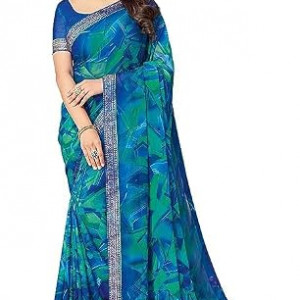 Women's Chiffon Printed Saree