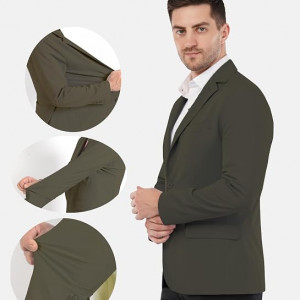 Men's Tailored Unlined Casual Blazer