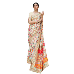 Kanjivaram Pure Soft Silk Handloom Saree Pure Golden Zari With Blouse Piece