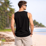 Men Sleeveless Tank Top Athletic Gym Vest